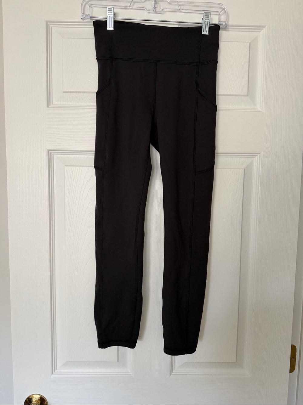 lululemon athletica Black High-Rise Leggings with Side Pockets
